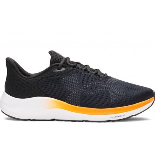 Zapatillas Under Armour Charged Pursuit 4 Negro/Naranja