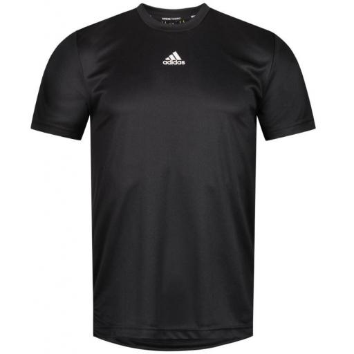 Camiseta Adidas Hiit 3S Tee Negro/Amarillo [0]