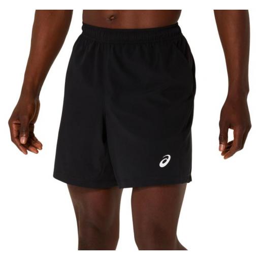 Pantalón Corto Asics Court 7IN Short Negro