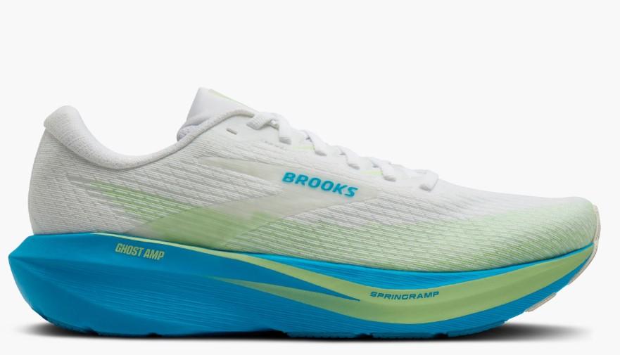 Zapatillas Brooks Ghost Amp Blanco/Azul/Verde