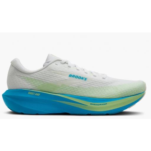 Zapatillas Brooks Ghost Amp Blanco/Azul/Verde