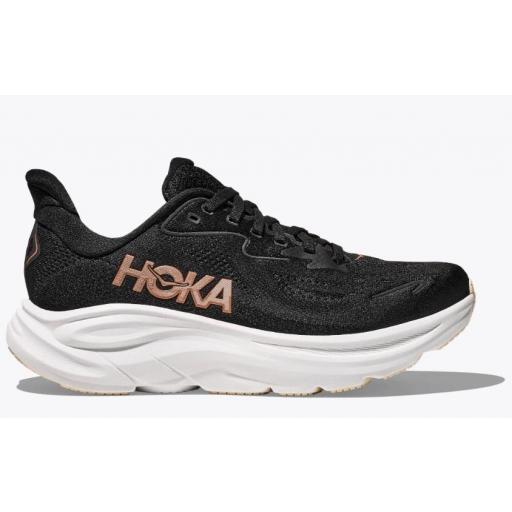 Zapatillas HOKA Clifton 10 Mujer Negro/Bronce