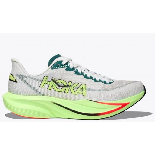 Zapatillas HOKA Mach 7 Frost/Neon Yuzu