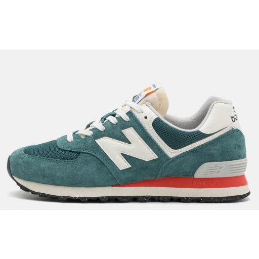 Zapatillas New Balance 574 v2 Verde/Blanco [1]