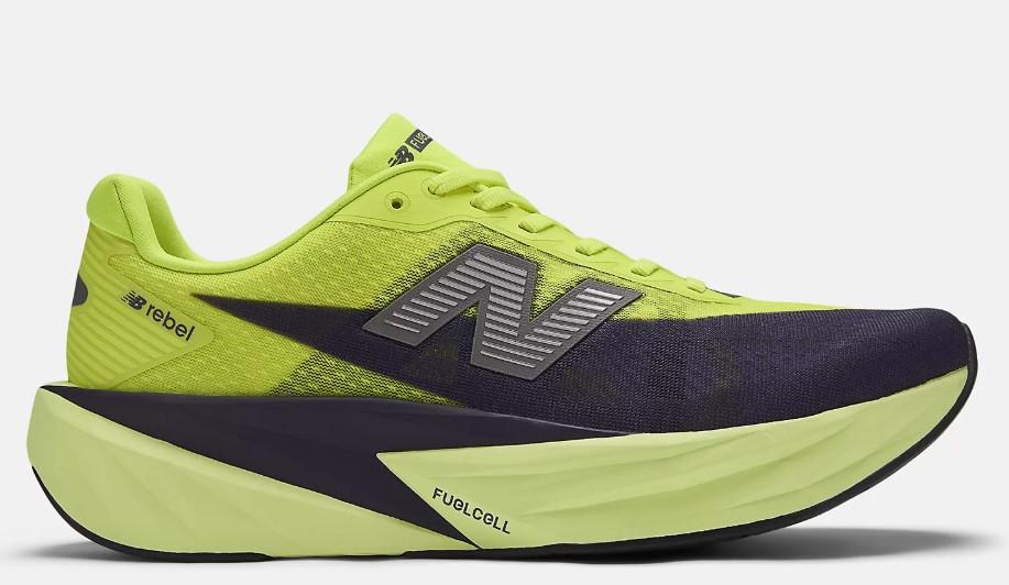 Zapatillas New Balance FuelCell Rebel v5 Amarillo/Negro