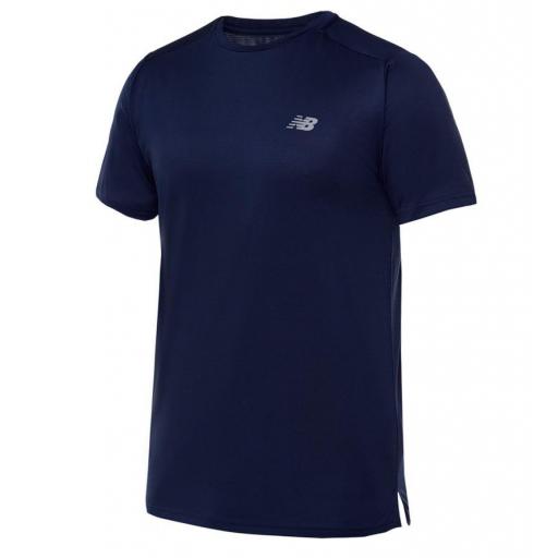 Camiseta New Balance Sport Essentials Azul Marino