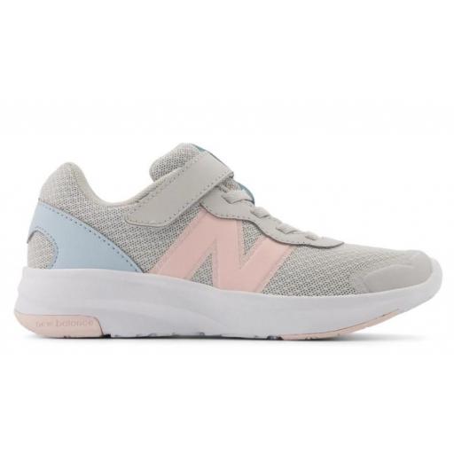 Zapatillas New Balance 578 Velcro Gris/Rosa