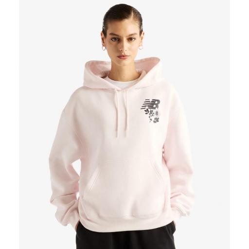 Sudadera New Balance Pressed Flowers Rosa [0]