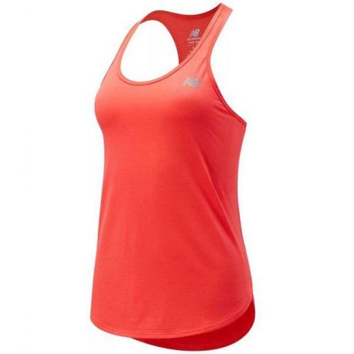 Camiseta Tirantes New Balance Accelerate Mujer Coral [0]