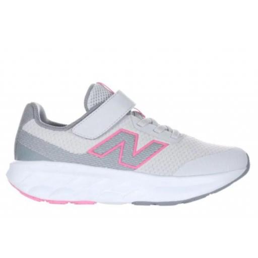 Zapatillas New Balance 520 Velcro Gris/Rosa [0]
