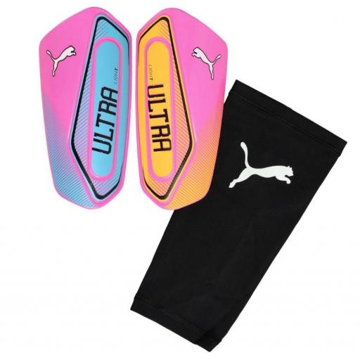 Espinilleras Puma Ultra Light Sleeve Rosa/Azul/Naranja [0]