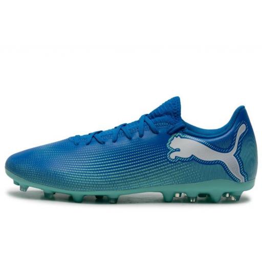 Bota Fútbol Puma Future 7 Play MG Azul/Menta [0]