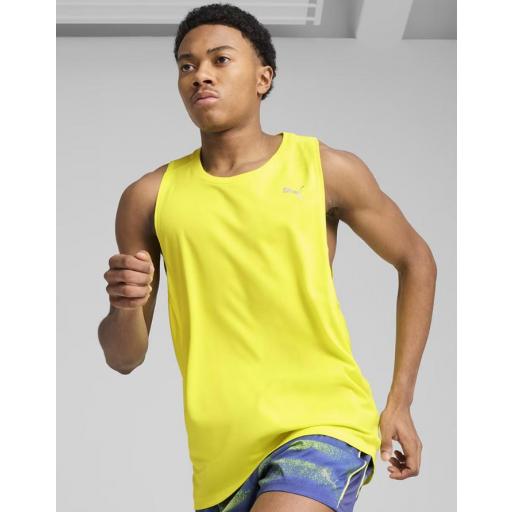 Camiseta Sin Mangas Puma Run Velocity Amarilla [1]