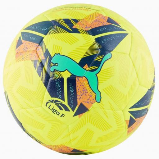 Balón Fútbol Puma ORBITA Liga F Hybrid 2024/25 Amarillo