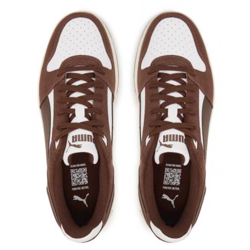 Zapatillas Puma Rebound Slam SD Blanco/Marrón [2]