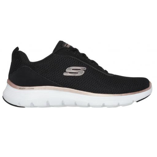 Zapatillas Skechers Flex Appeal 5.0 Negro/Bronce