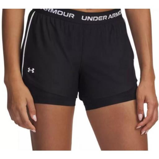 Pantalón Corto con Malla Under Armour Play Up 2in1 Negro [0]