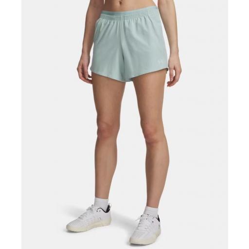 Pantalón Corto Under Armour Vanish Woven 5In Verde