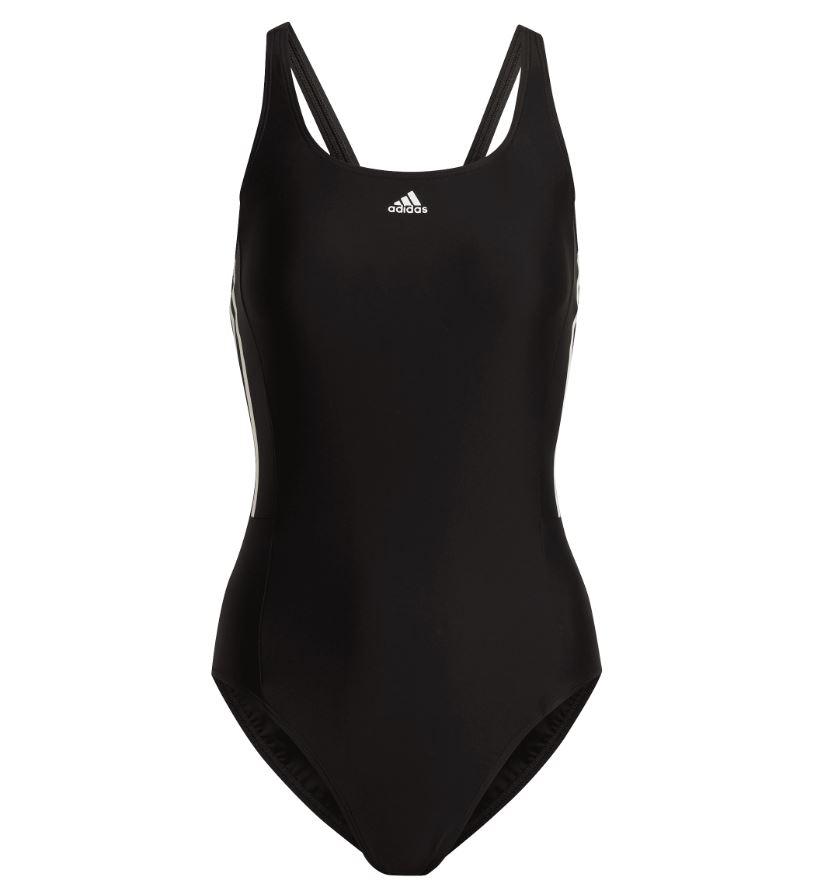 Bañador Adidas 3S Mid Suit Mujer Negro/Blanco