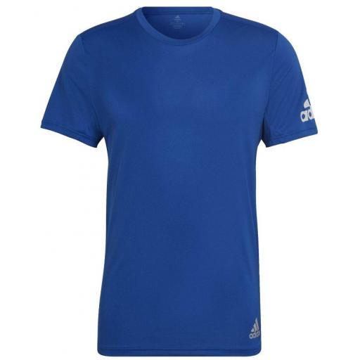 Camiseta Adidas Run It Tee Azul Royal