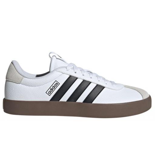 Zapatillas Adidas VL Court 3.0 Blanco/Negro/Marrón [0]