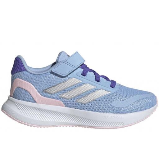 Zapatillas Adidas Runfalcon 5 El C Velcro Celeste [0]