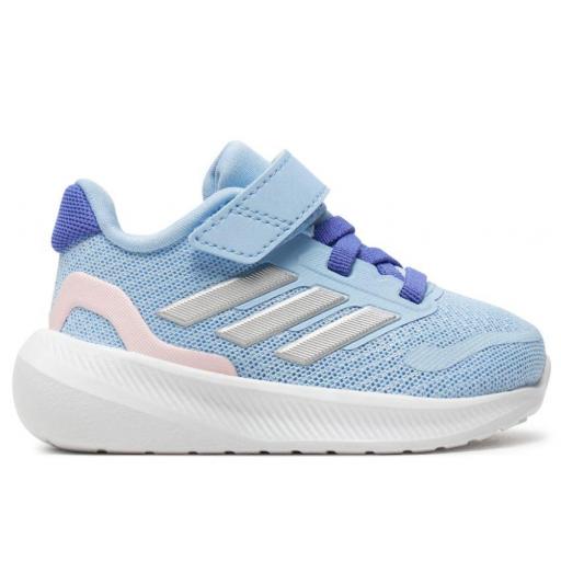 Zapatillas Adidas Runfalcon 5 EL I Velcro Celeste [0]