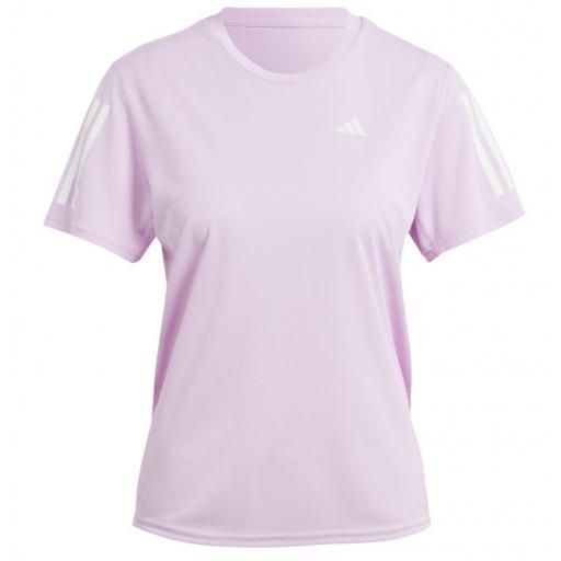 Camiseta Adidas Own The Run Mujer Bliss Lilac