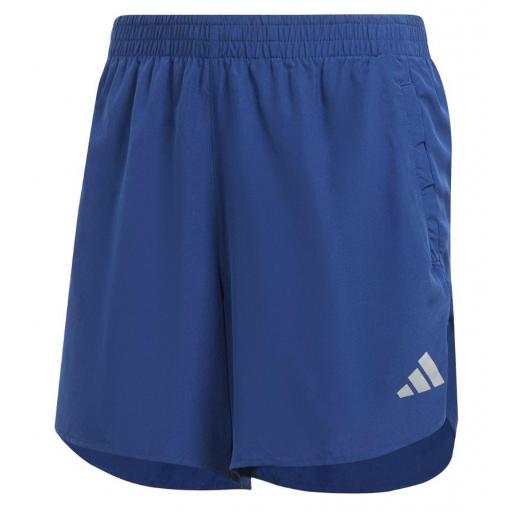 Pantalón Corto Adidas Run It Short Azul [0]