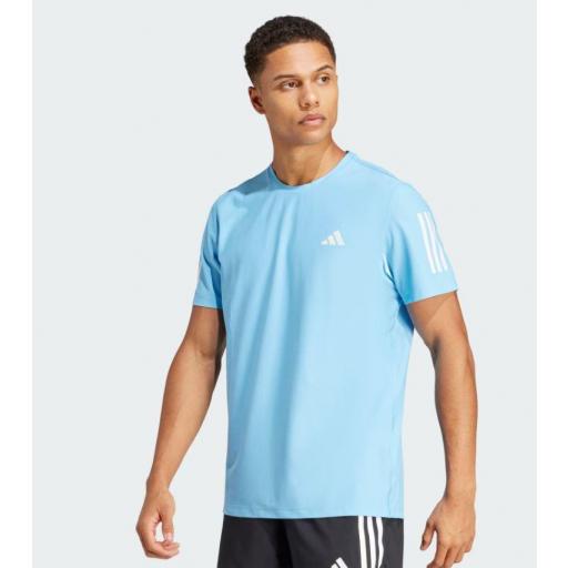 Camiseta Adidas Own The Run Azul Celeste [1]