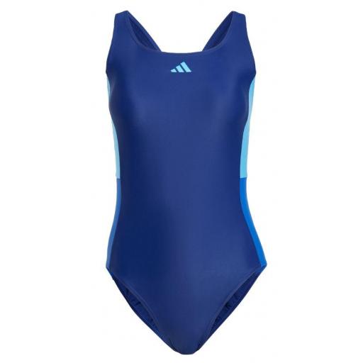 Bañador Adidas BOS Colorblock Mujer Azul [0]