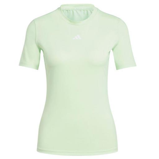 Camiseta Adidas Techfit Train Mujer Verde