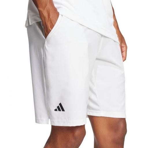 Pantalón Corto Adidas Club SW Short 7 Blanco Crema