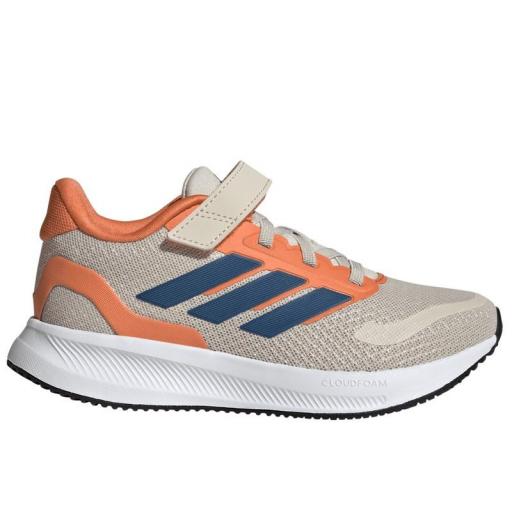 Zapatillas Adidas Runfalcon 5 PS Velcro Marrón/Naranja