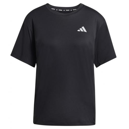 Camiseta Adidas Run Essentials W Negra [0]
