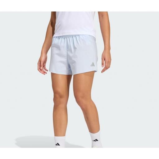Pantalón Corto Adidas Run Ess W Azul [0]