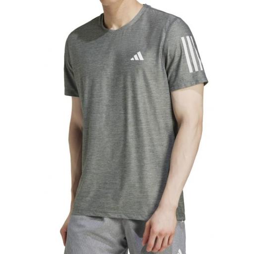 Camiseta Adidas Own The Run Gris [1]