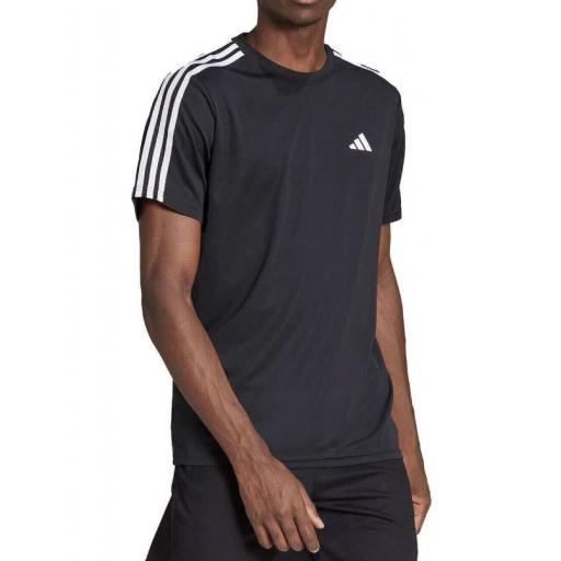 Camiseta Adidas Training Essentials 3S Negra [1]