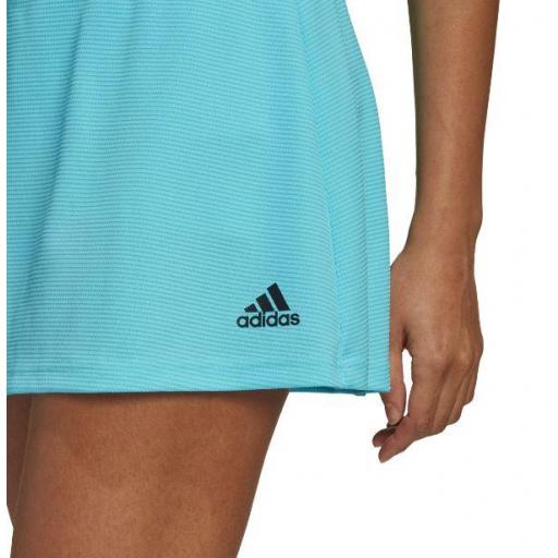 Falda Adidas Club Skirt Azul Celeste/Negro [1]