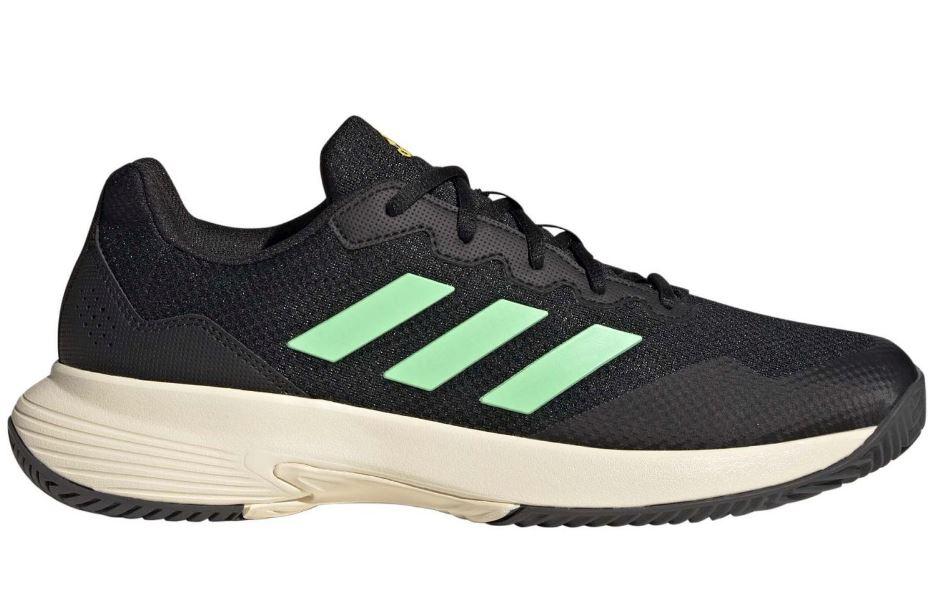 Zapatillas Adidas GameCourt 2 M Pádel/Tenis Negro/Verde