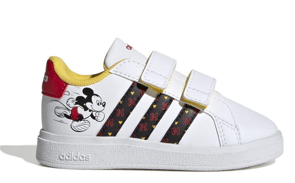 Zapatillas Adidas Grand Court Mickey Mouse Disney Niño Pequeño