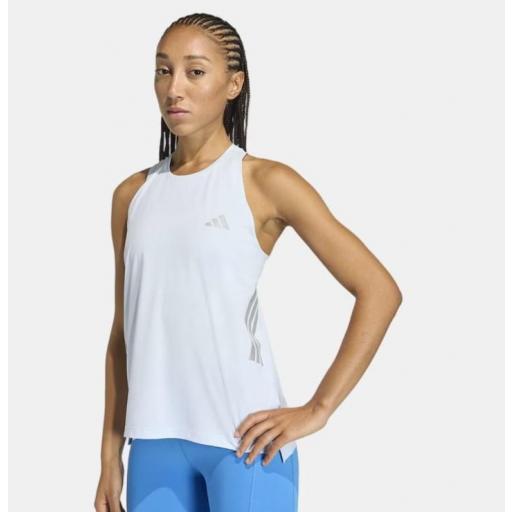 Camiseta Tirantes Adidas Iconic Tank W Azul [0]
