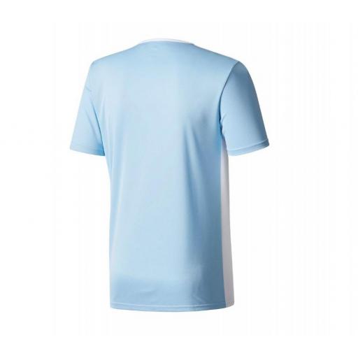 Camiseta Adidas Entrada 18 JSY Niños Azul Celeste [1]