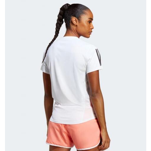 Camiseta Adidas Own The Run Tee Mujer Blanco [2]