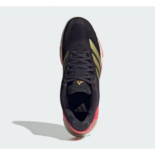Zapatillas Adidas Crazyquick Boost Padel Negro/Oro [3]