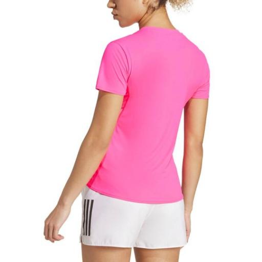 Camiseta Adidas Adizero E Tee Rosa [2]