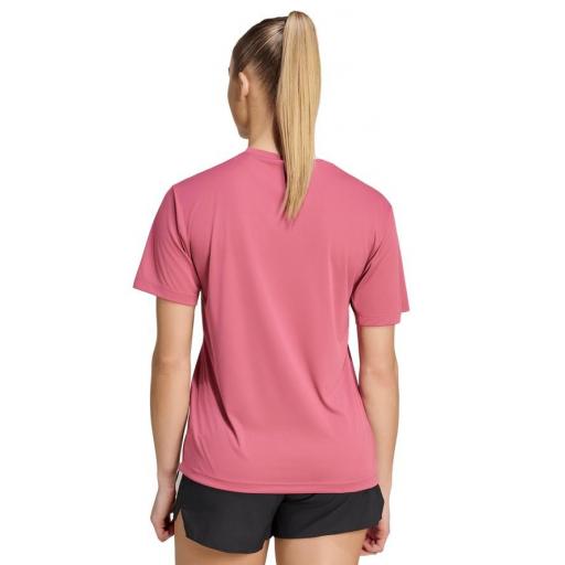 Camiseta Adidas Run Essentials Rosa Oscuro [2]