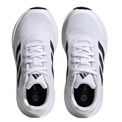Zapatillas Adidas Runfalcon 3.0 K Blanco/Negro [2]