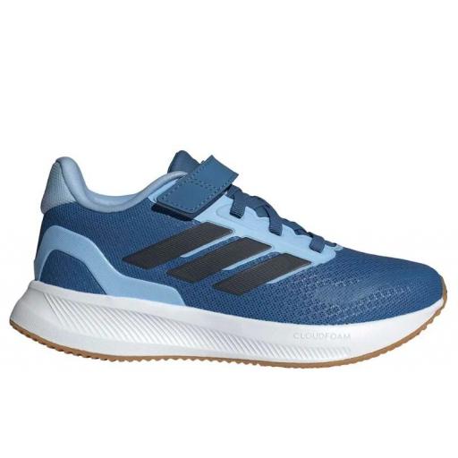 Zapatillas Adidas Runfalcon 5 EL C Velcro Azules
