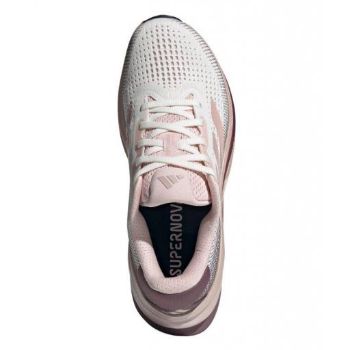 Zapatillas Adidas Supernova Solution Blanco/Rosa [2]